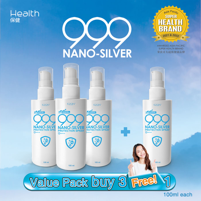 999 Nano-Silver Buy 3 Free 1 Value Pack