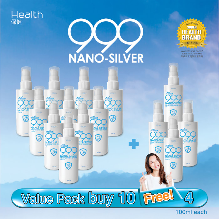 999 Nano-Silver Buy 10 Free 4 Value Pack